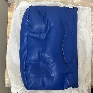 Royal Blue Puffy Side/Clutch Bag